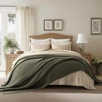 Chunky Polyester Knit Throw Blanket For Couch, Soft Luxurious Oversized King Mos. Fixed Price $181.99.