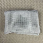 Patina Vie Baby Gray Blanket Waffle Weave Textured Cotton Security Lovey. Fixed Price $59.95.