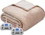 Queen Size Electric Blanket With Dual Control, 10 Heat Levels, Machine Washable. Fixed Price $76.00.