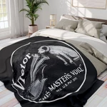 Rca Victor Hmv His Master's Voice Fleece Blanket Retro Music Memorabilia. Fixed Price $62.99.