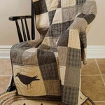 Kettle Grove Patchwork Throw Blanket. Vhc Brands. Black Tan/khaki Cream. Fixed Price $126.44.