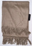 $395 Sofia Cashmere Beige Fringed Luxury Throw Size 72" 56" New W/tag. Fixed Price $225.00.