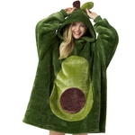 Giggling Getup Wearable Blanket Hoodie For Women And Adult, Green Avocado. Fixed Price $58.95.