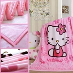 Blankets 55''X40'' Pink Soft Warm Flannel Cozy Kitty Kitten Cat. Fixed Price $16.89.