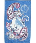Vera Bradley Disney Plush Throw Blanket Cinderella Paisley 50" X 80". Fixed Price $71.99.