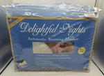 Biddeford Delightful Nights Automatic Heated Blanket Twin (blue) New. Fixed Price $49.00.