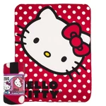 Northwest Sanrio Hello Kitty Polka Dot Fleece Throw Blanket, Soft, 45 X. Fixed Price $28.74.