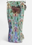 New North Pole Cookie Co. Gingerbread House Blanket Christmas Throw 60X70. Fixed Price $37.50.
