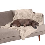 Furhaven Waterproof Throw Blanket Washable Shaggy Plush Taupe Large 003. Fixed Price $15.99.