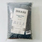 Inhand Luxury Velvet Throw Blanket 90" 108" Gray Grey 100% Polyester Soft. Fixed Price $19.99.
