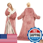 Garveehome Wearable Heated Blanket Foot Pocket Sleeves Electric Snuggle Throw. Fixed Price $115.85.