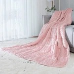 Alansma Reversible Weighted Blanket For All Season, 60''X80'' 15LBS, Pink. Fixed Price $85.73.