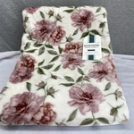 Berkshire Oversized Velvetsoft Throw Peony Floral Blanket & Home Pink New. Fixed Price $20.90.