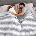 King Size Electric Blanket With Dual Controllers & 10 Heat Levels, Machine Washa. Fixed Price $232.99.
