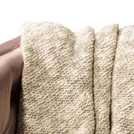Safavieh Ralen Knit Throw Blanket Grey / Gold. Fixed Price $37.91.