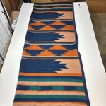 Biederlack Blanket Large Zip Sleeping Bag Style Southwest Orange Blue Fleece Usa. Fixed Price $34.99.