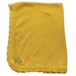 Ikea Baby Blanket Solgul Knit Gold Mustard Yellow Cotton Scalloped Edge Security. Fixed Price $26.00.