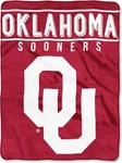 Northwest Ncaa Large Royal Plush Oklahoma Sooners 60" X 80" Raschel Blanket New. Fixed Price $24.99.