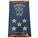 Pendleton Babbitt Ranches Saddle Blanket Wool Flagstaff Arizona Blue 34X60. Fixed Price $195.00.