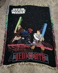 Vintage Star Wars Jedi Vs Sith Tapestry Blanket - The Northwest Company Usa Rare. Fixed Price $100.00.