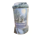 Frontier 50"X 60" Blanket Wilderness Wolf Pack Plush Throw Colorful New. Fixed Price $22.98.