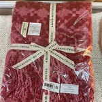 Mackenzie-childs Rose Houndstooth Throw Blanket 51X67 Nwt Retired Color Cozy Lux. Fixed Price $85.99.