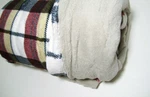 Biddeford Heated Electric Microplush Reversible Pale Brown Plaid Throw Blanket. Fixed Price $36.00.