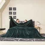 Coova Oversized King Fleece Blanket 120X100 Inche 120"X100" Forest Green 10'X8.3. Fixed Price $69.50.