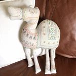Camel Plush Embroidered Pillowfort Decor New Nursery White Teal & Coral. Fixed Price $11.04.