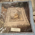 Vintage-beacon Disney Winnie The Pooh Jacquard Throw Blanket 47 X 68 100% Cotton. Fixed Price $25.00.