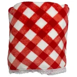 The Pioneer Woman Charming Red Check Velvet Plush Throw Blanket, Microfleece. Fixed Price $20.88.
