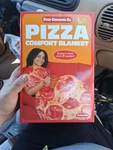 Giant Pepperoni Pizza Throw Blanket Soft Flannel Fleece Cozy Warm For Teens. Fixed Price $18.75.