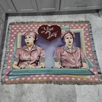 I Love Lucy Blanket Candy Factory Throw Tapestry Northwest Company Chocolate. Fixed Price $19.99.