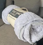 Bnwt Lovesac Footsac Blanket W/ Pockets (50X70) Lagoon Pika Phur Rrp $200. Fixed Price $135.00.