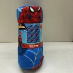 Marvel Spiderman Fleece Blanket Throw 40 X 50 Blue Webbed Wonder New. Fixed Price $10.50.