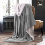 Plush Sherpa Fleece Blankets For Winter Soft Warm Thick Bedding Throw Twin Queen. Fixed Price $15.89.