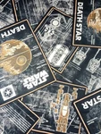 Camelot Fabrics Star Wars & Lucas Films Death Yard + 12" X 45". Fixed Price $12.95.