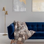Donna Sharp Smoky Mountain Cotton Rag Pieced Quilted Throw Blanket Farmhouse New. Fixed Price $139.95.