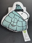 Peanuts Snoopy Puffer Jacket Character Pillow & Throw Set Holiday Edition Nwt. Fixed Price $44.78.