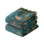Boho Throw Blanket 100% Cotton Soft For Bed Decor 60X80,MUSLIN Breath.... Fixed Price $39.28.