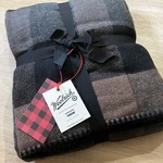 Woolrich For Target Black Brown Gray Plaid Blend Throw Blanket New. Fixed Price $40.00.