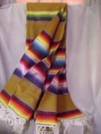 Vintage Mexican Saltillo Serape Blanket Wool Southwest Throw 86X48 Plus Fringe. Fixed Price $70.00.
