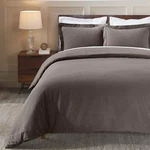 Superior Cotton Flannel Duvet Cover Set, Brushed Full/queen, Charcoal. Fixed Price $52.99.