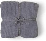 Barefoot Dreams Cozychic Ribbed Ultra Soft Blanket, Graphite, King. Fixed Price $154.99.