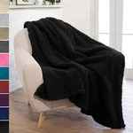 Fuzzy Soft Fleece Throw Blanket For Couch Sofa Bed Chair Microfiber Cozy Sherpa. Fixed Price $21.99.