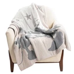 Jay Franco Disney Mickey Mouse & Minnie Feather Knit Fluffy Throw Blank.... Fixed Price $60.04.
