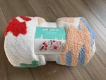 Pillowfort Chenille Knit Throw Candy Print 48 X 58 Machine Washable. Fixed Price $14.99.