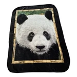 Panda Bear Large Throw Blanket Portrait W/ Bamboo Giant Shavel 60 X 80 Figure. Fixed Price $38.98.