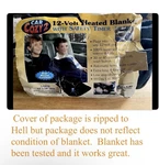 Trillium Car Cozy Heated Travel Blanket 12V 42X58 Preowned Tested. Fixed Price $14.92.