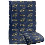 East Tennessee State University Logo Pattern Silky Touch Throw Blanket. Fixed Price $47.99.